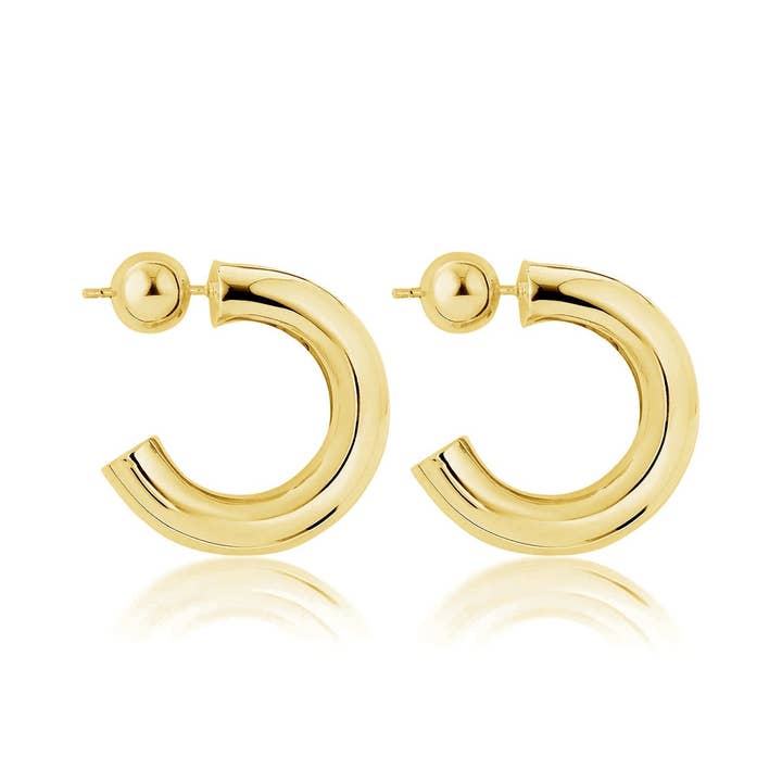 Tube Hoop Earrings for wholesale by Sophie Anna