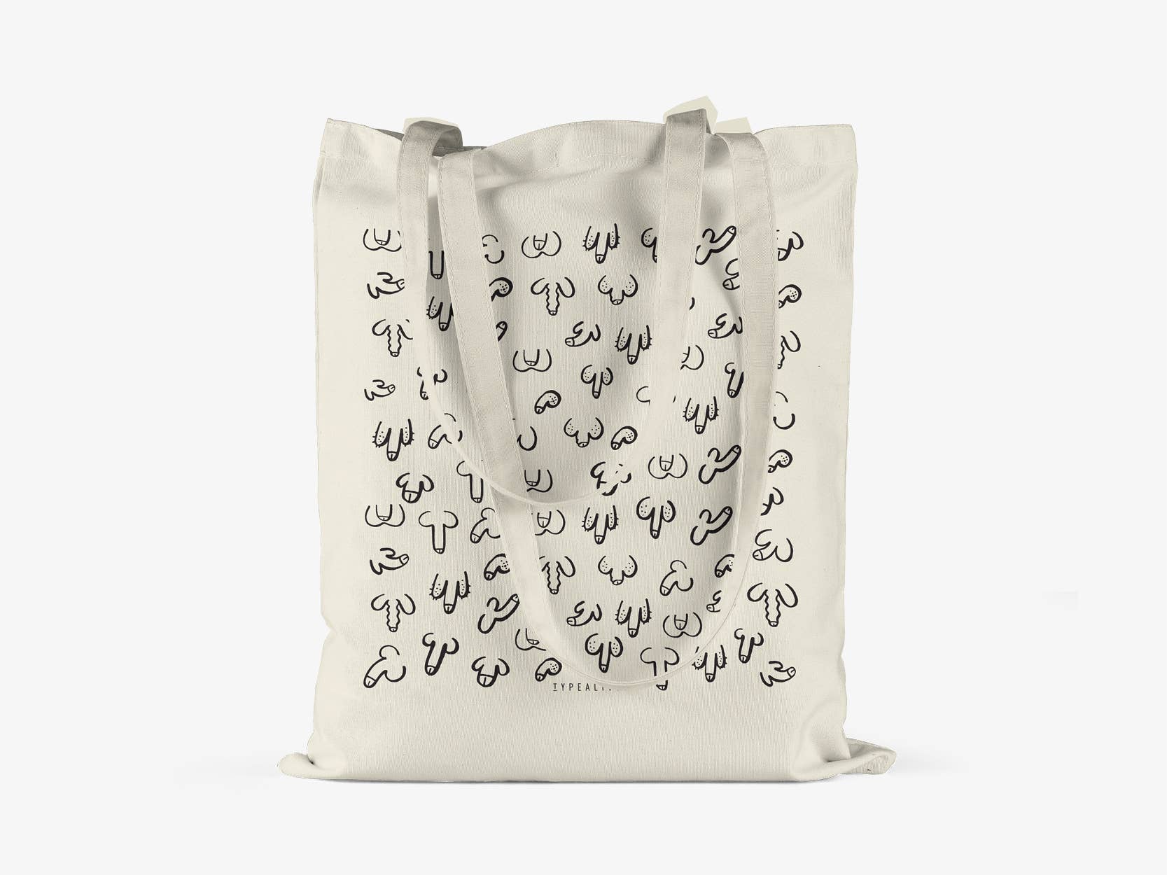 typealive - Wholesale Tote Bag - Unisex - cotton bag/fat friends2