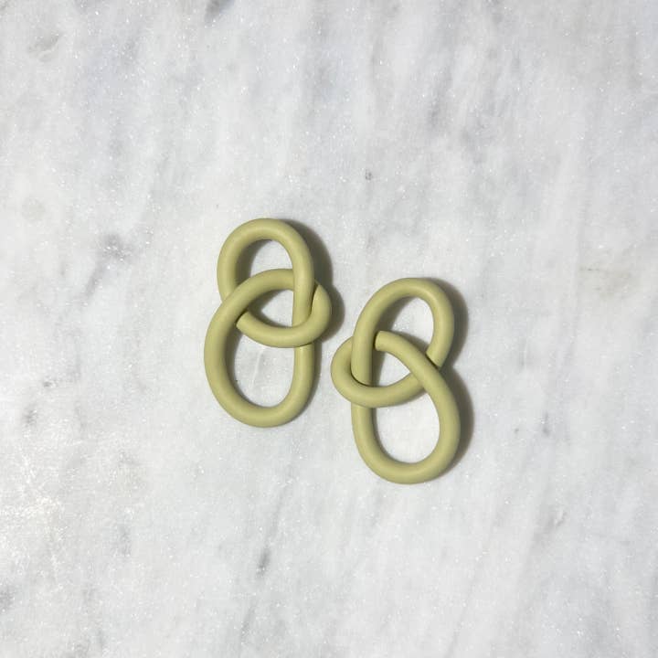 Knot Earrings for wholesale by Little Pieces Jewelry