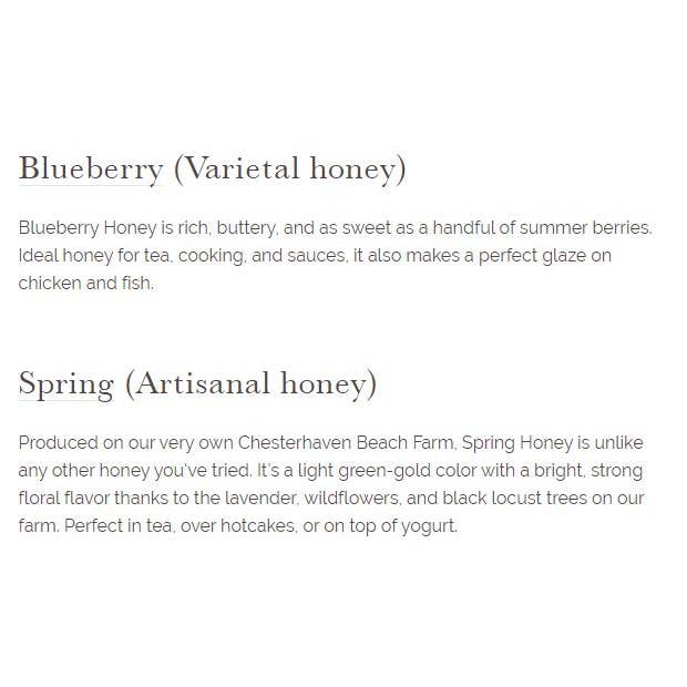 Bee Inspired - Wholesale Honey - Honey Tasting Tower | 5 Jars of 3oz Raw Honey Varietals Gift6