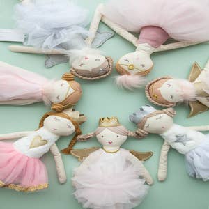 8 CLOTH DOLL MAKING KITS_Ballerina Princess Fairy_Pre-Made Dolls +  Supplies_NEW