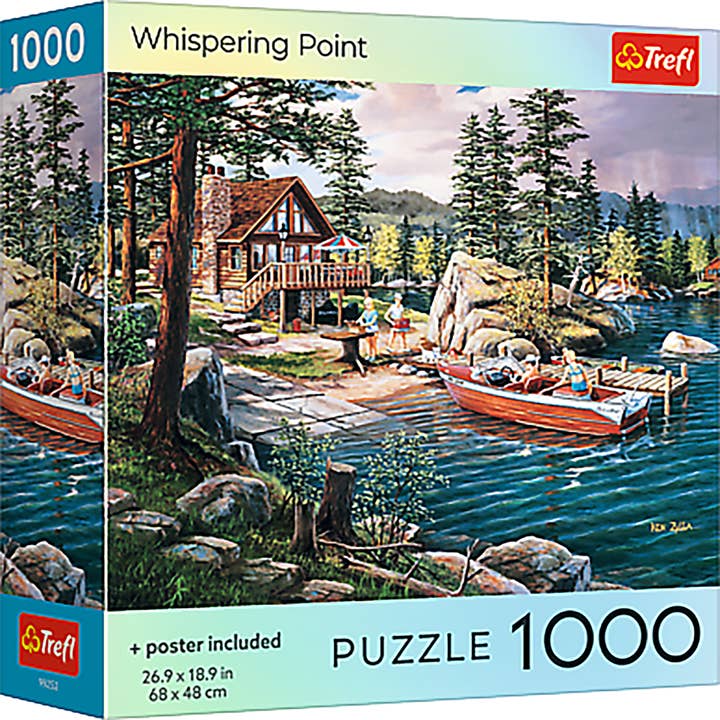 Trefl Red Whispering Point 1000 Piece Puzzle for wholesale by Trefl USA