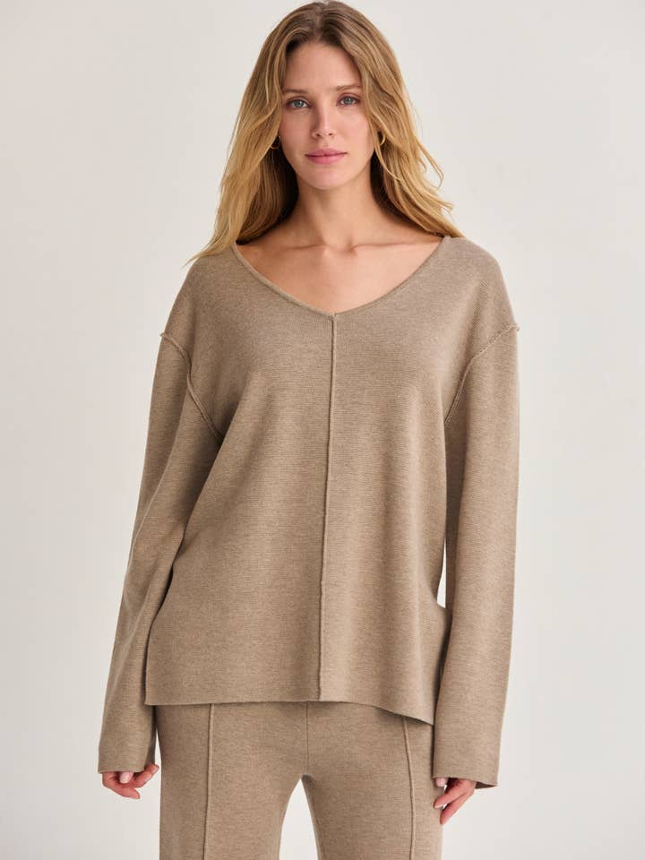 CT9274 - Eve Lounge Wear Sweater Knit Top for wholesale by Crescent