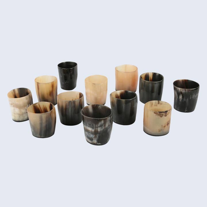 Handicrafts Home - Wholesale Shot Glass - Antique Whiskey Shot Glass Cup Whisky Real Horn Vintage