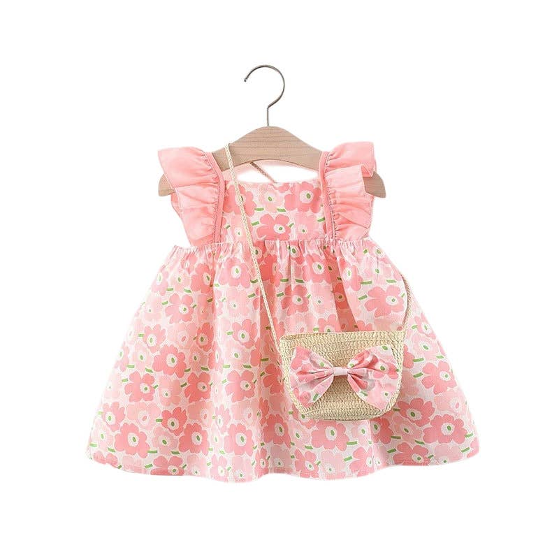 PatPat - Vente Ensemble de robes – bébé - (Femme Non-PatPat) Robe 100 % Coton pour Nouveau-né avec Sacs1