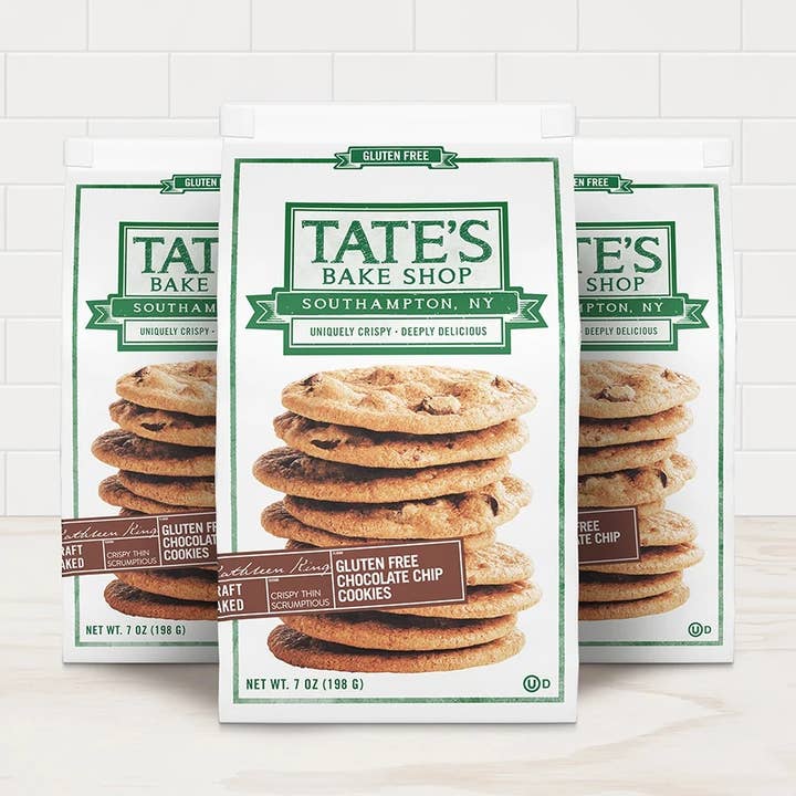 Tate's Bake Shop - Wholesale Cookie - 12ct - 7oz Gluten Free Chocolate Chip Cookies