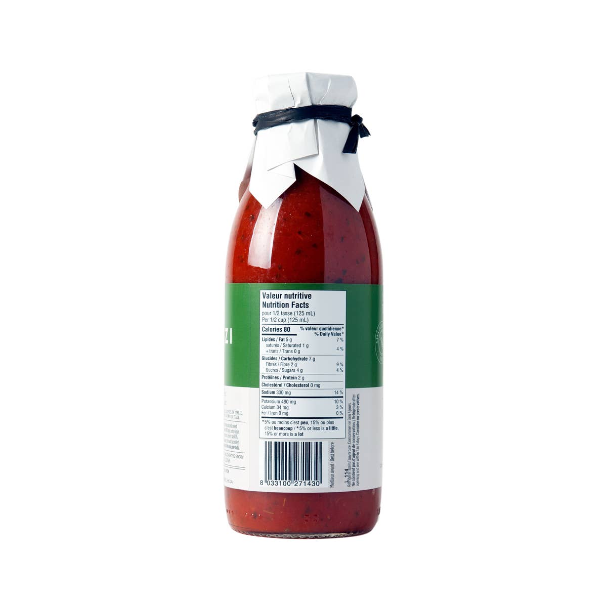 Favuzzi (Canada) - Wholesale Pasta Sauce - Basil Sauce2