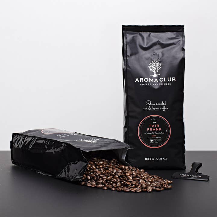 Aroma Club - Coffee Experience - Wholesale Koffiebonen - Aroma Club - Koffiebonen - N°4 Fair Frank - 1KG zakje
