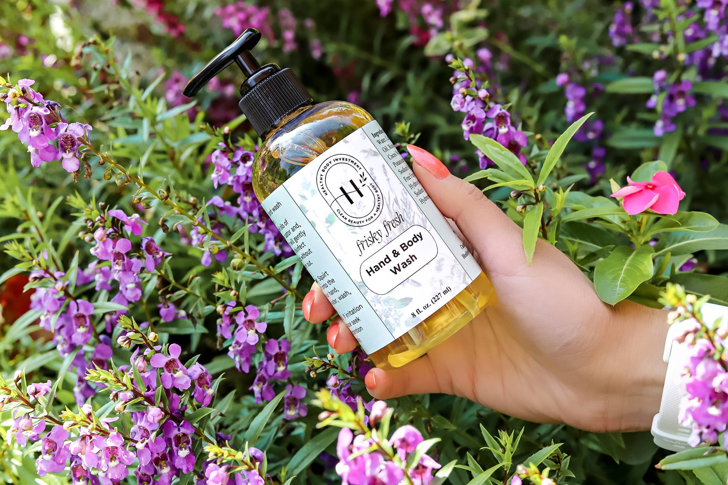 Healthy Body Investment, LLC - Wholesale Hand Soap/Wash - Natural Hand & Body Soap 8 fl. oz., Choose Your Scent4