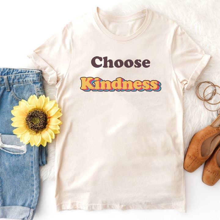 Choose Kindness Graphic Tee - Last Chance for wholesale by The Funnel Cake Tree