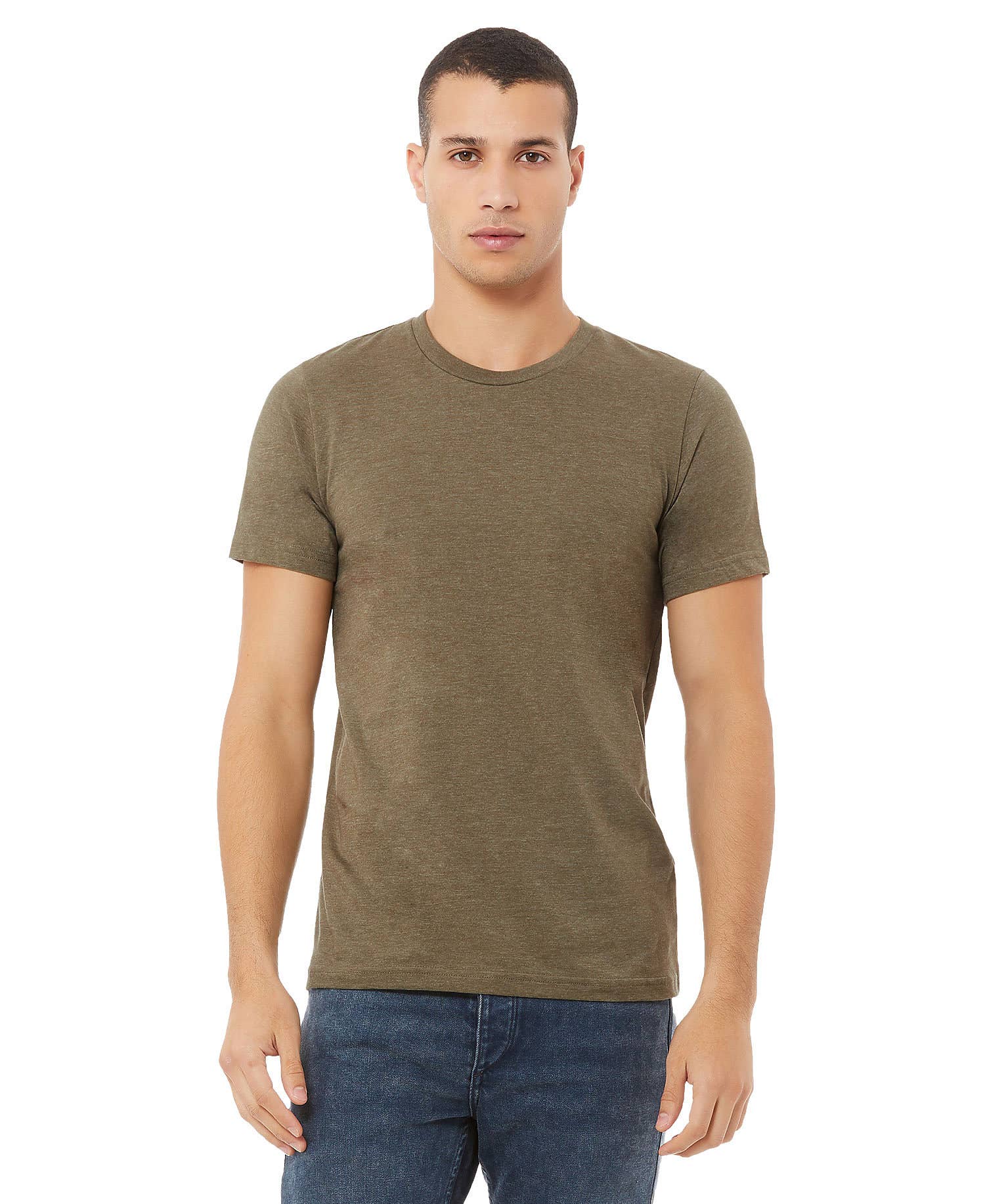 Print The Dream - Wholesale T-Shirt - Unisex - Bella Canvas 3001 Heather CVC T-shirt, Unisex Soft Shirts6