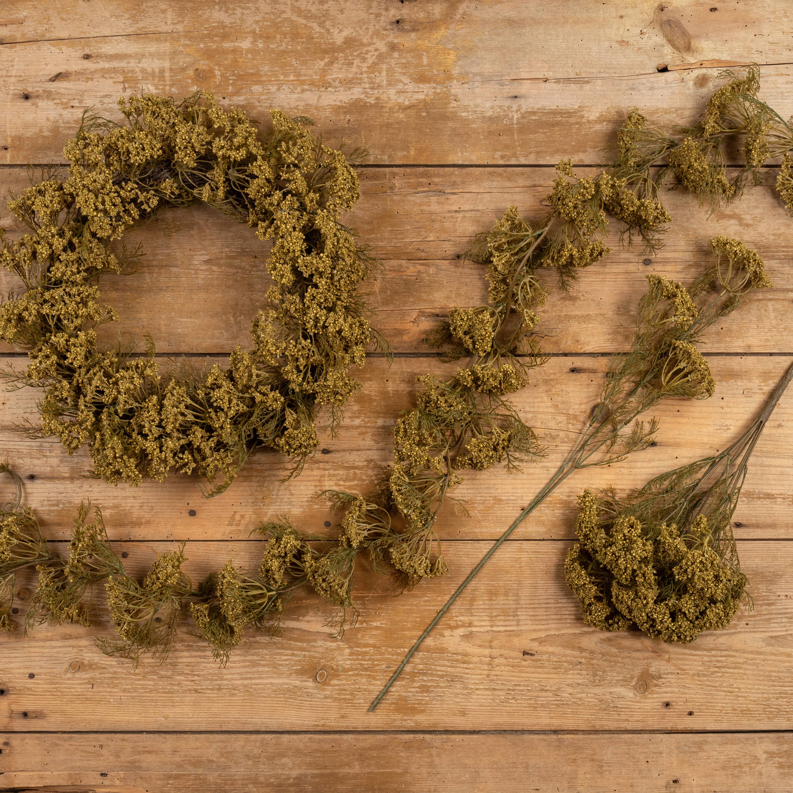 Ragon House - Wholesale Artificial Plant - 28" GREEN QUEEN ANNE LACE SPRAY5