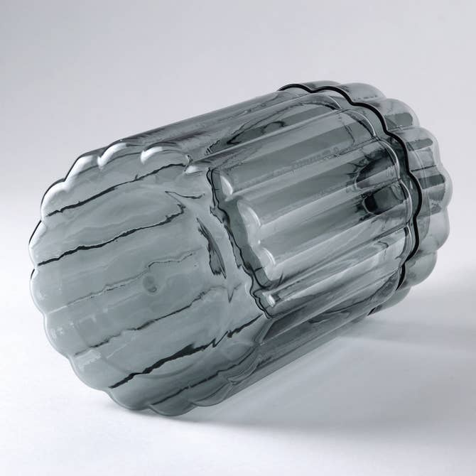 Time Concept - Wholesale Vase - Metropolitan Elegance Ribbed Glass Flower Vase10