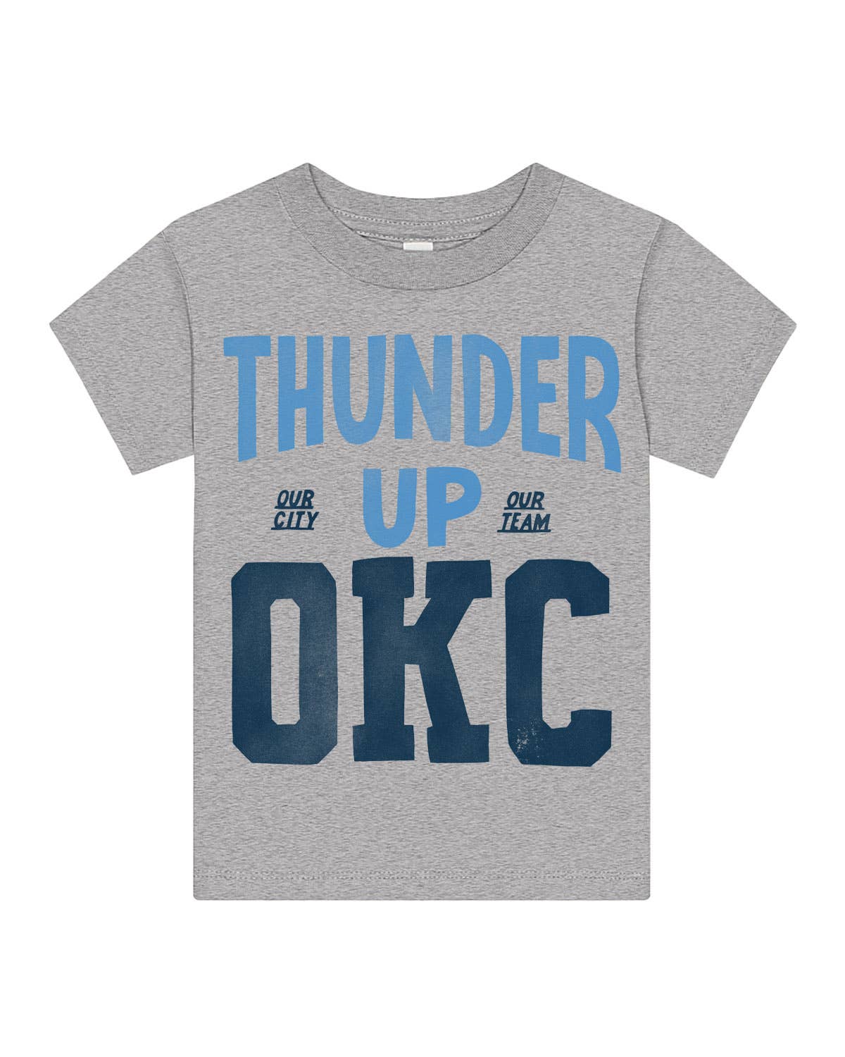 Shop Good - Wholesale Screen Printed T-Shirt - Kids - Thunder Up OKC Kids Tee - Oklahoma City Thunder