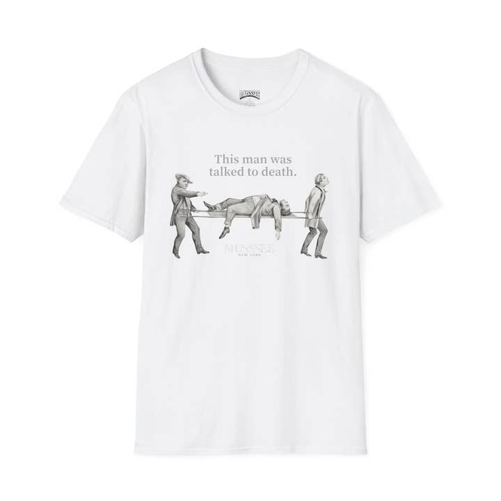 Camiseta "Falado até à Morte" por atacado de MUSSSEE