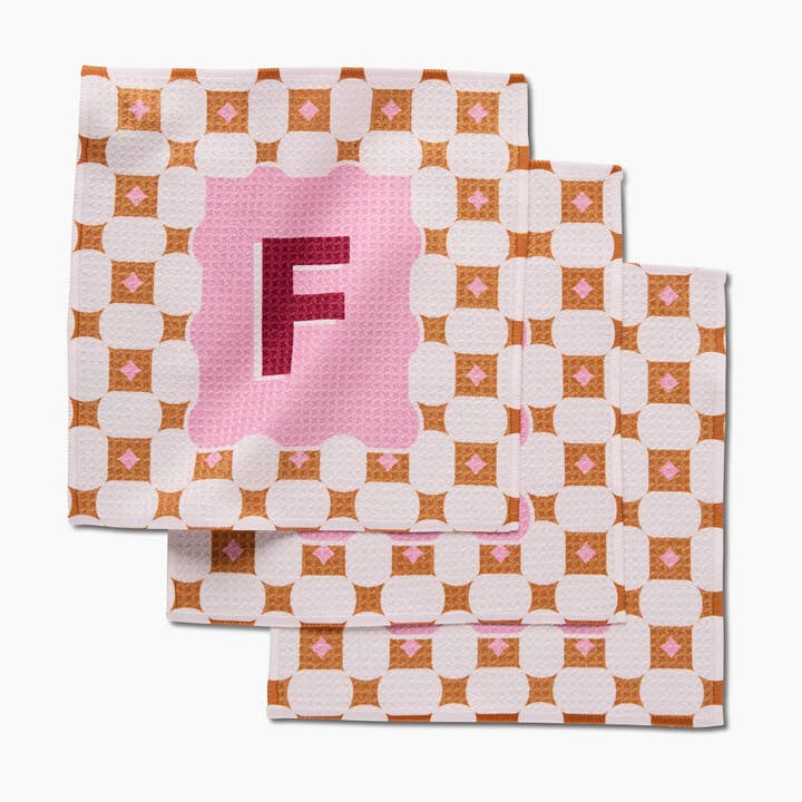 Geometry – toalha de cozinha por atacado – Azulejo com Monograma de Geometria8