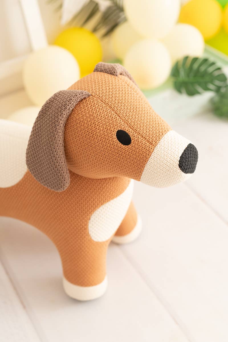 Crochetts - Wholesale Stuffed/Plush Toy - Kids & Baby - 100% COTTON BROWN MAXI DOG PLUSH9