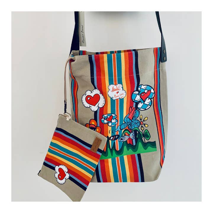 Monsieur Durand - Wholesale Crossbody Bag - Unisex - The BAG with pouch GAMME A & ASOP32