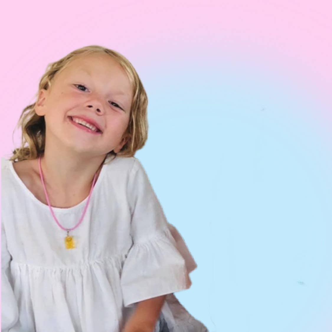 Glitterlimes - Vendita all'ingrosso Collana con ciondolo/pendaglio - Collana con orsetto gommoso reale, gioielli di caramelle2