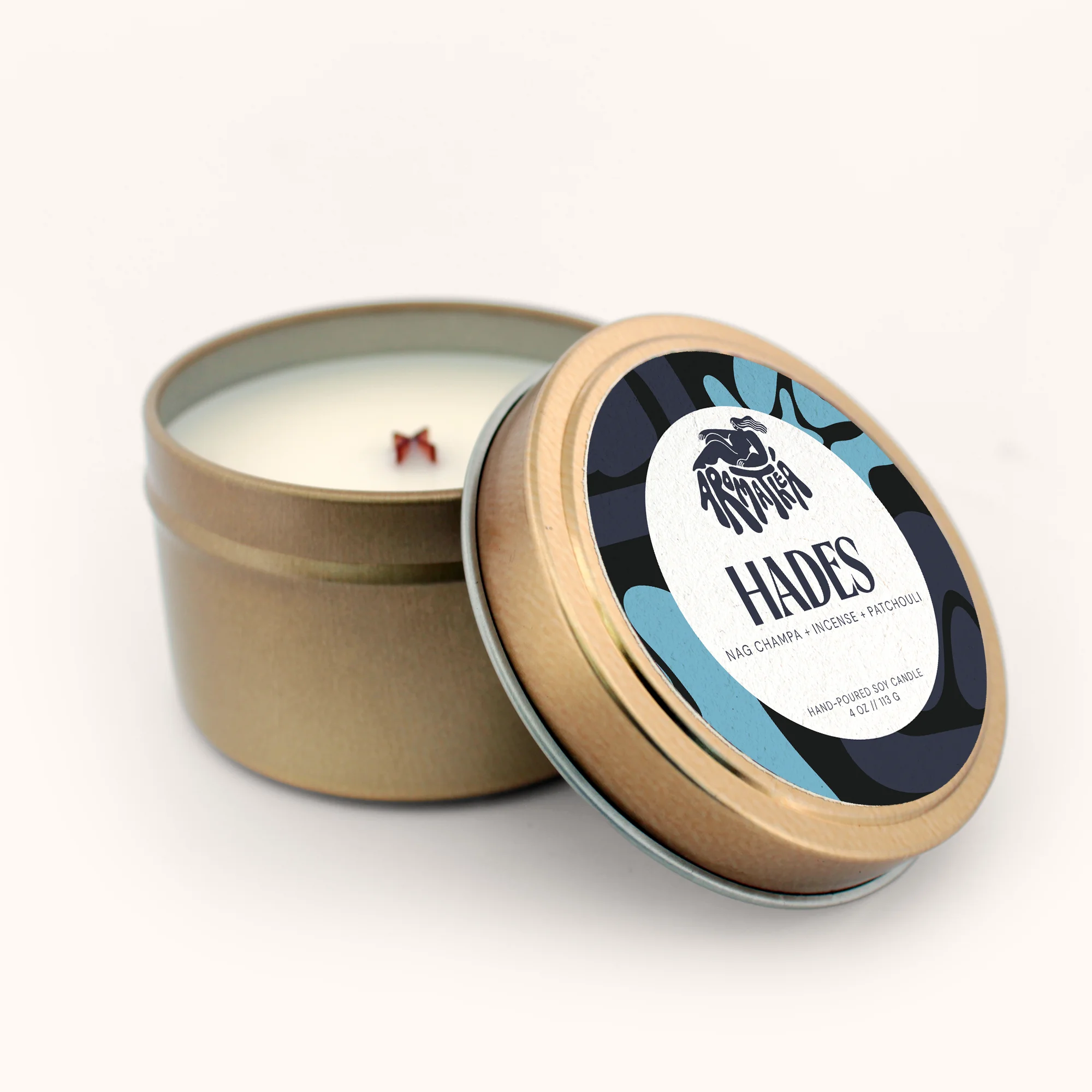 Aromatheá - Wholesale Jar/Filled Candle - Hades Candle1