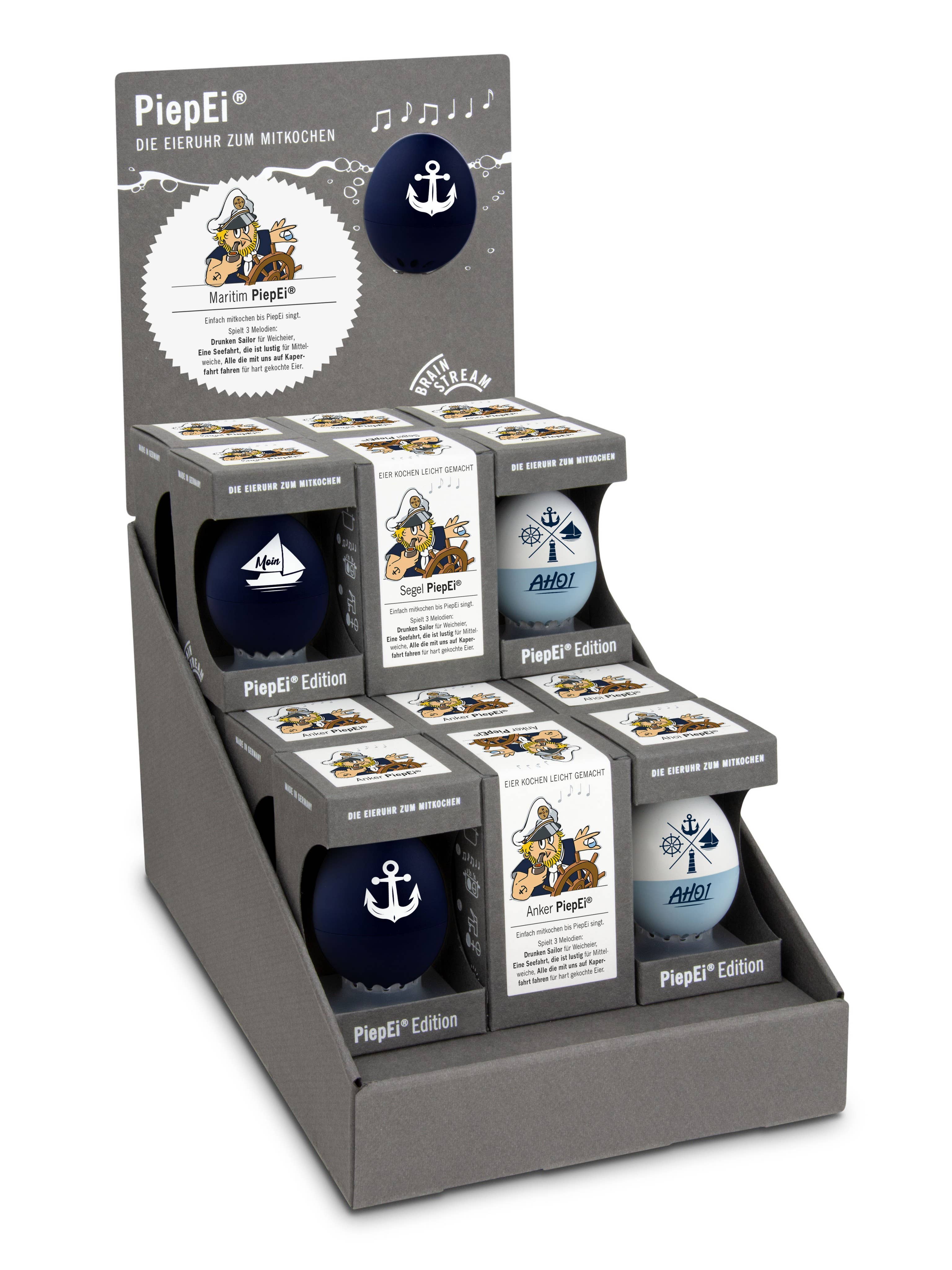 Brainstream - Wholesale Retailer Display - Home & Living - Display Maritim BeepEi/assorted/18 pieces