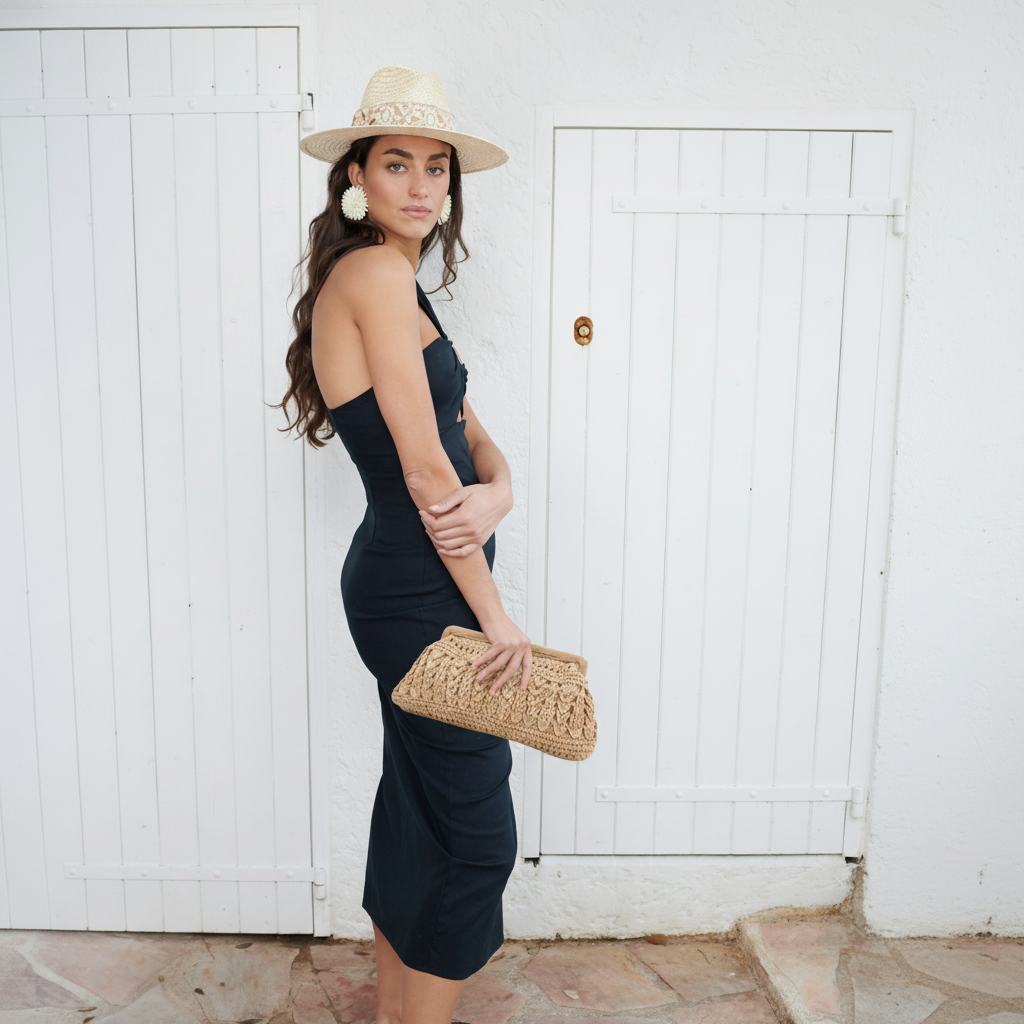 Maradji - Wholesale Pouch - Women's - POCHETTE CUIR DORÉ CUIVRÉ GINA ACAJOU2