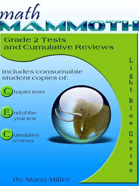 Math Mammoth Grade 2 Tests and Cumulative Reviews - Paperback for wholesale by Books by splitShops