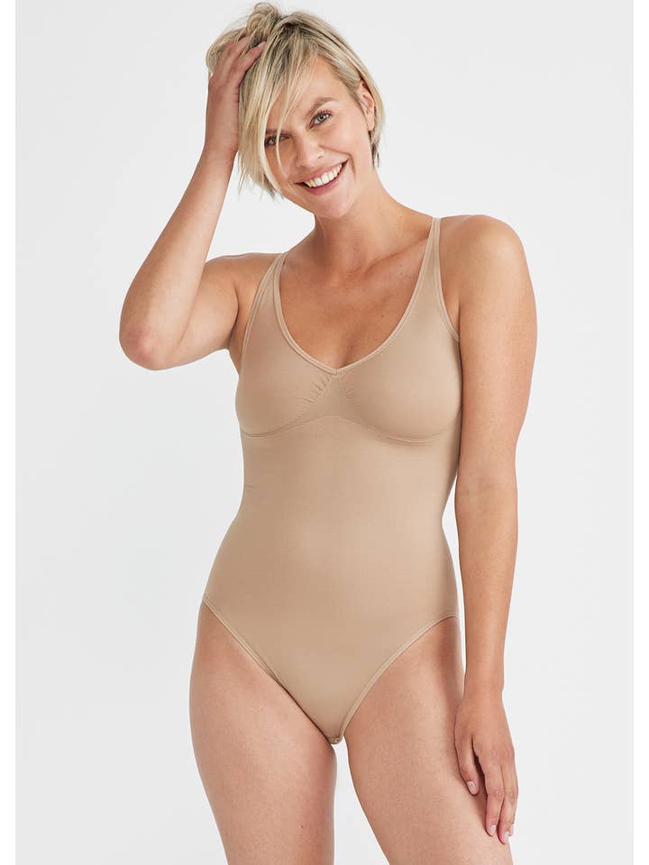Yummie - Wholesale Shapewear - Women's - Bella Convertible V-Neck Shapewear Bodysuit4