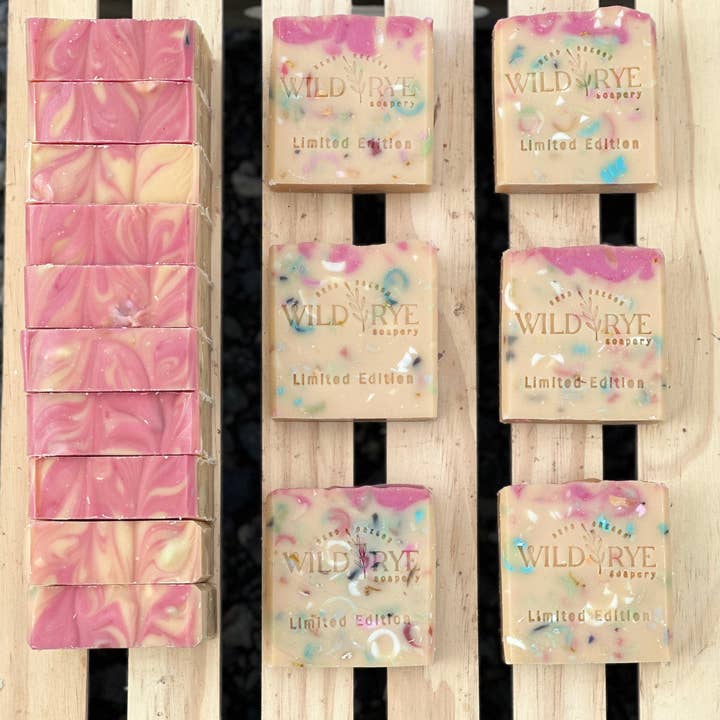 Wild Rye Soapery - Wholesale Bar Soap - Rainbow Sherbet Goat Milk Soap