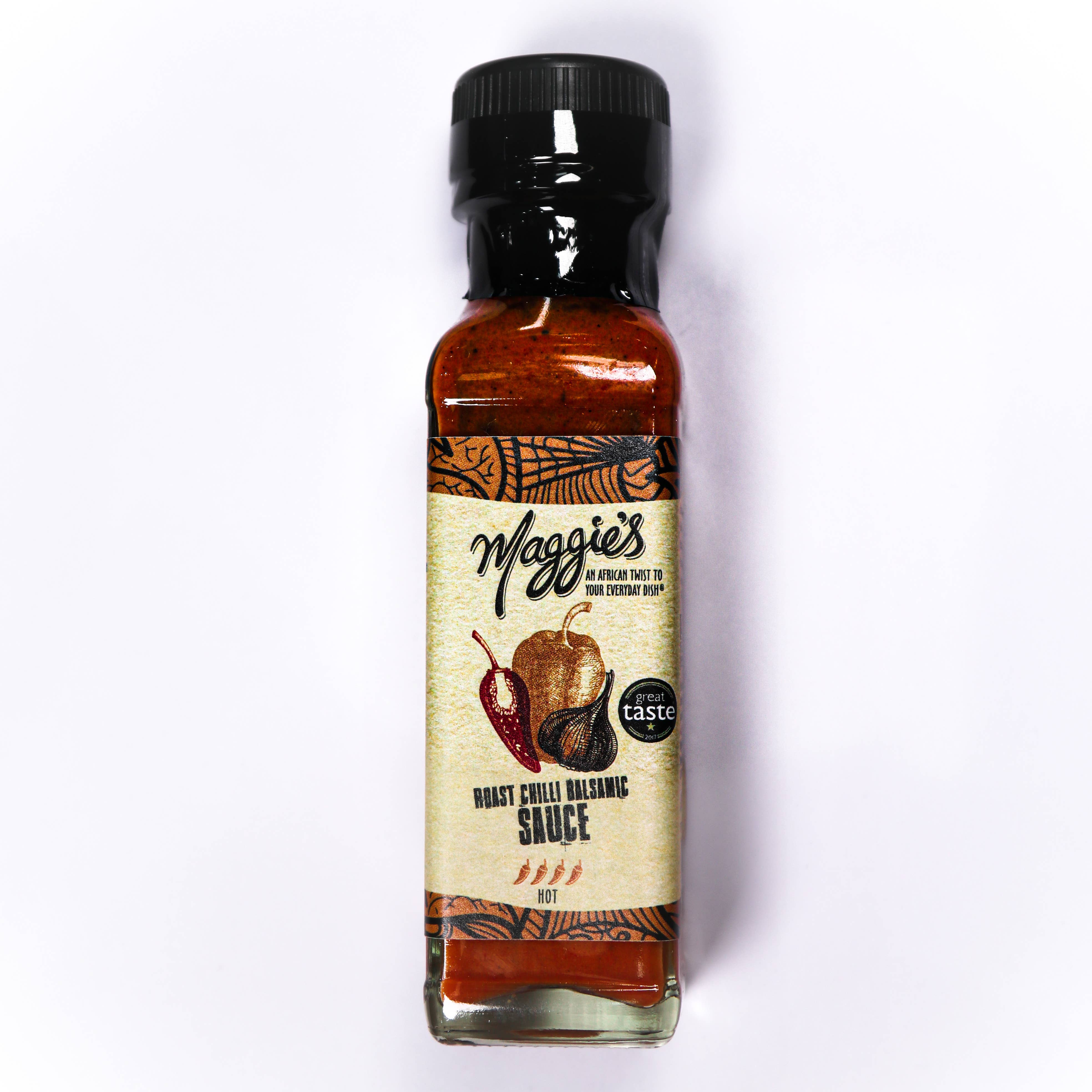 Maggie's An African Twist to your everyday dish – wholesale Hot sauce – Maggie's Roasted with Balsamic Chilli Sauce1