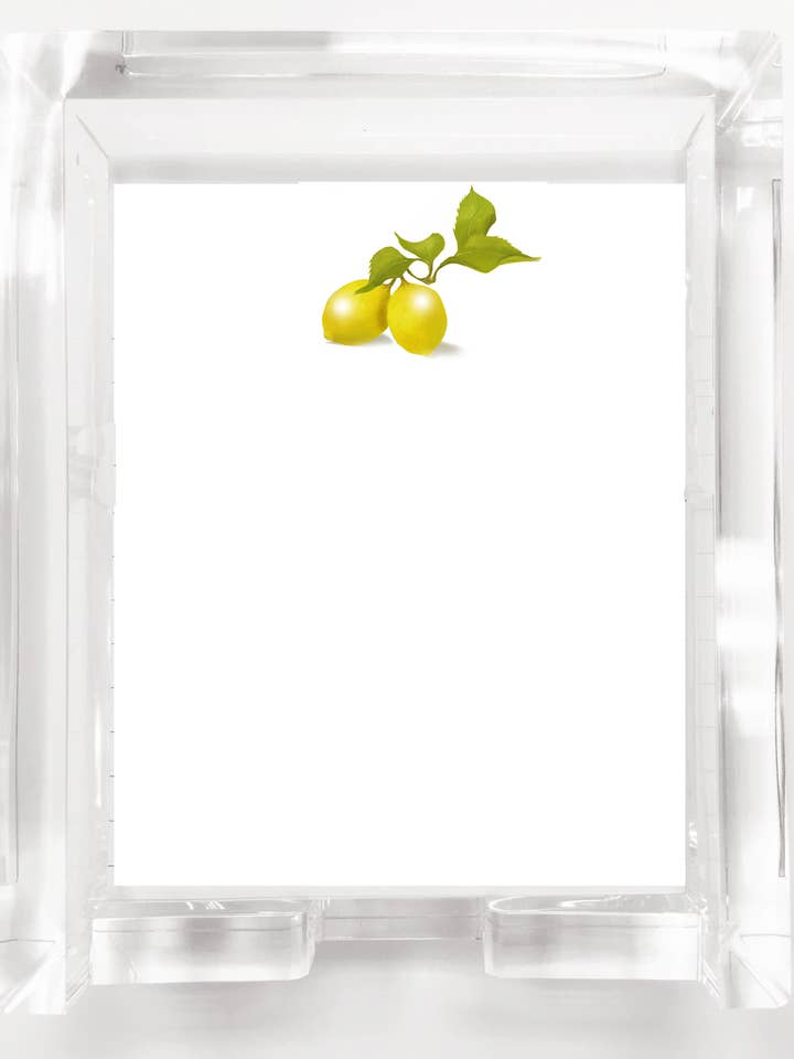 Blocs-notes rembourrés SNS115 Lemons pour la vente par Stevie Streck Designs