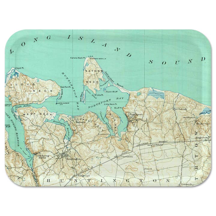 Trays4Us - Wholesale Serving Tray - Custom Serving Tray - Topographic Map - Any US Location6