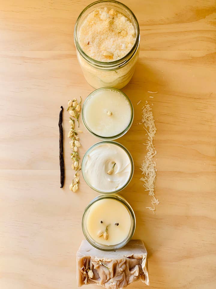 Jasmine Vanilla - Full Bath & Body Set for wholesale by Effervesce