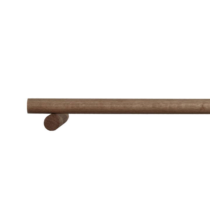 Roar Studio - Wholesale Gordijnstang - POLE ONLY gordijnroede 0-720 cm/0-283,5" (eik, walnoot, rundvlees)