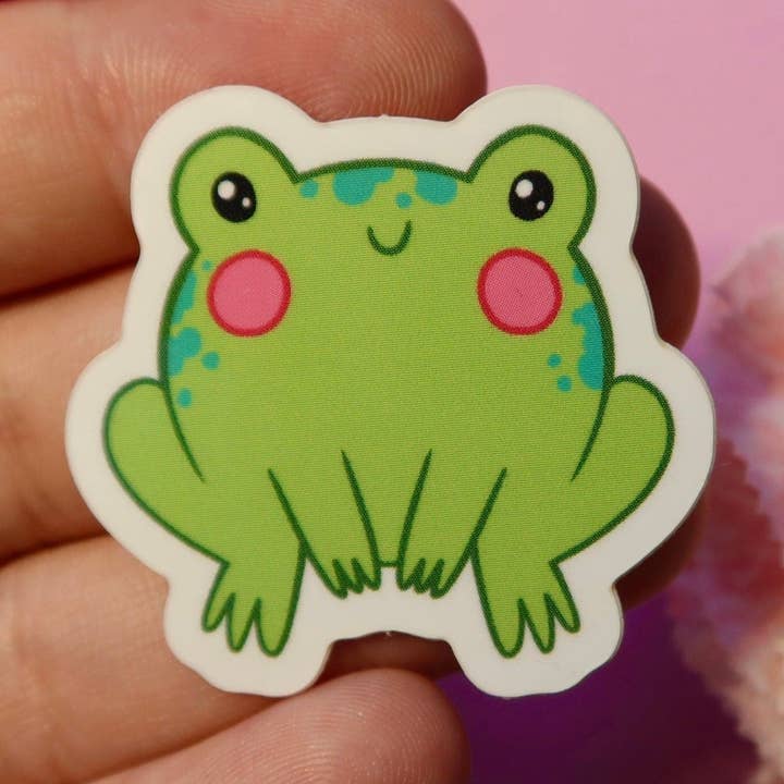 Mini-Vinyl-Aufkleber Froggy für den Großhandel von Pocalyptic