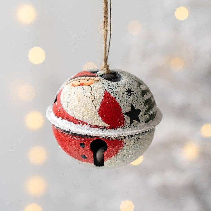 UZ Wholesale Store – Engroshandel Pynt – Retro distressed juleklokke dekorationer0
