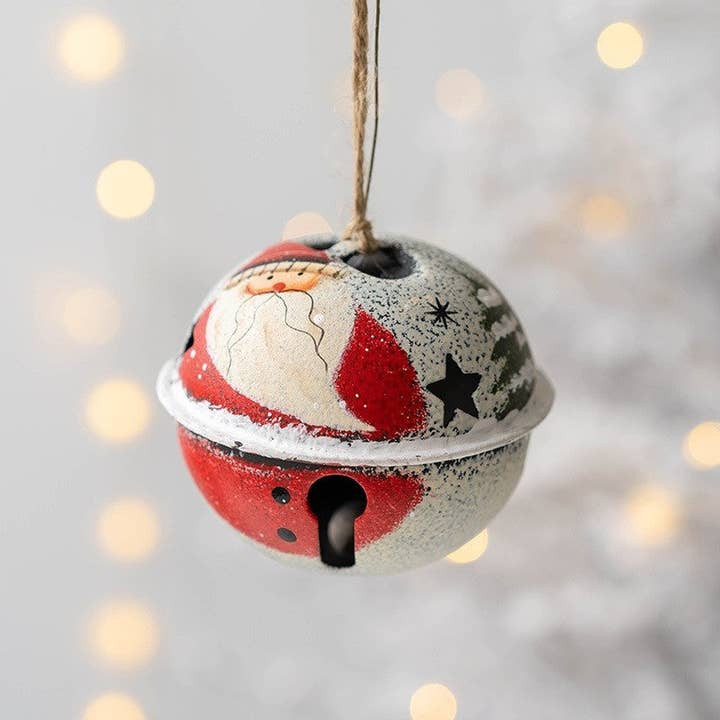 UZ Wholesale Store – Engroshandel Pynt – Retro distressed juleklokke dekorationer