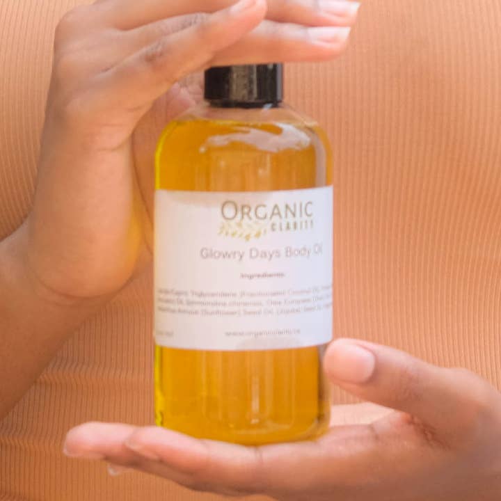 Glowry Days Lichaamsolie voor wholesale door Organic Clarity