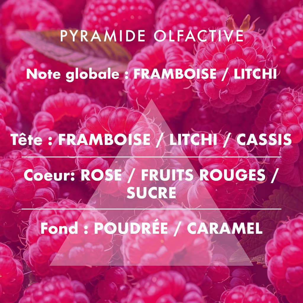 L'Échoppe Buissonnière - Wholesale Jar/Filled Candle - Raspberry Lychee - Scented Candle 180g3