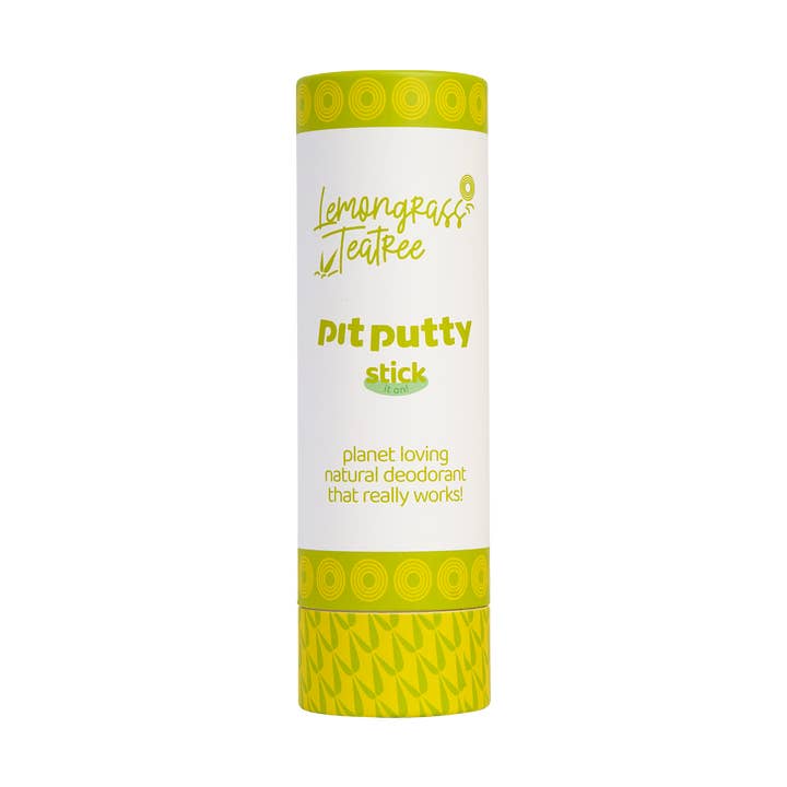 Lemongrass TeaTree, Pit Putty 80g Stick, (Single) for wholesale by Pit Putty (UK)