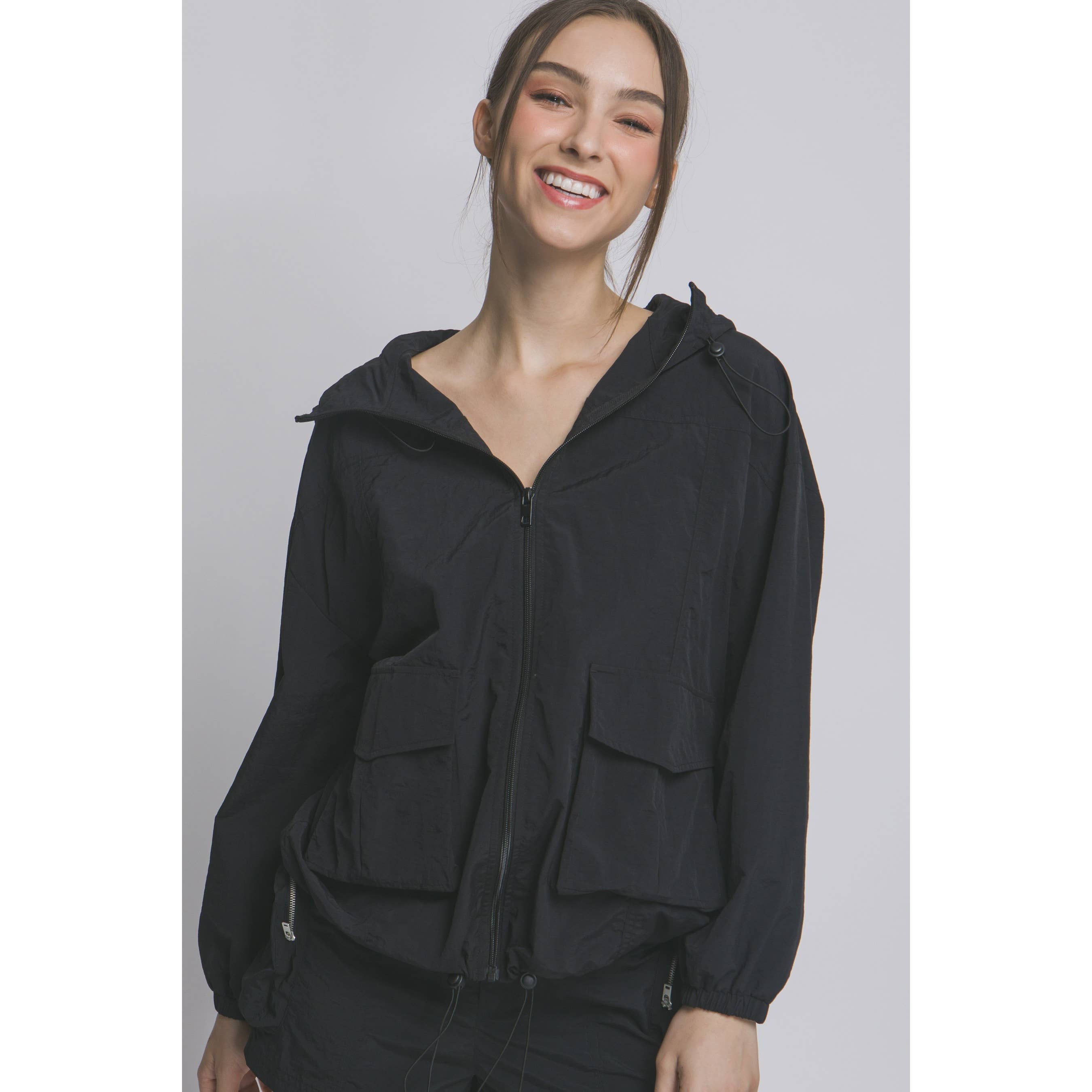 Apolline - Wholesale Windbreaker - Women's - Hooded Windbreaker Jacket with Adjustable Toggles2