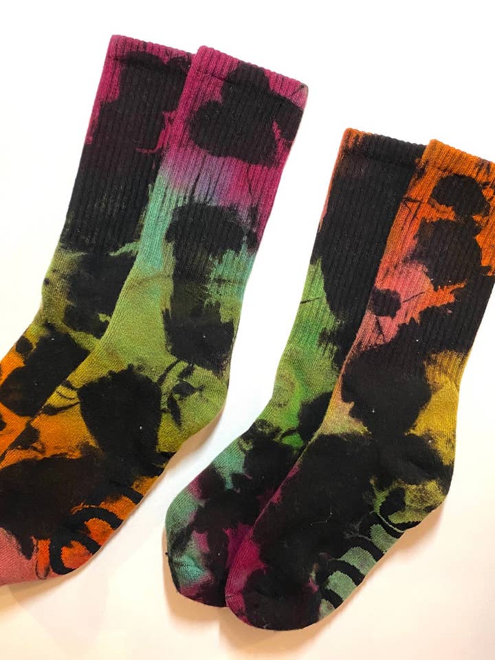 Just About Dyed - Wholesale Socks - Unisex - Reverse Tall Crew Socks0