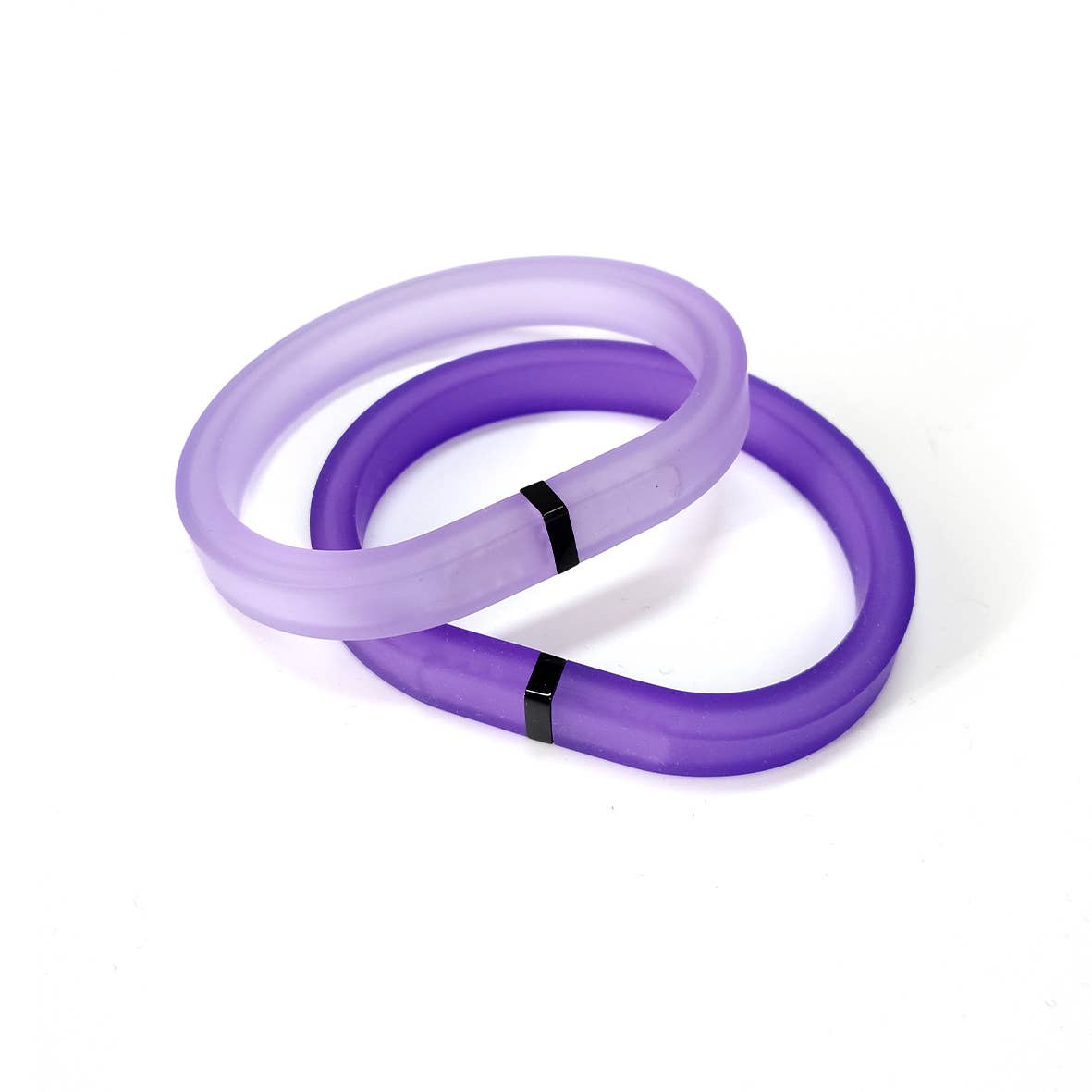 ALEX+SVET - Wholesale Bangle Bracelet - YUNA°DUO set of 2 rubber bracelets ESSENTIALS1