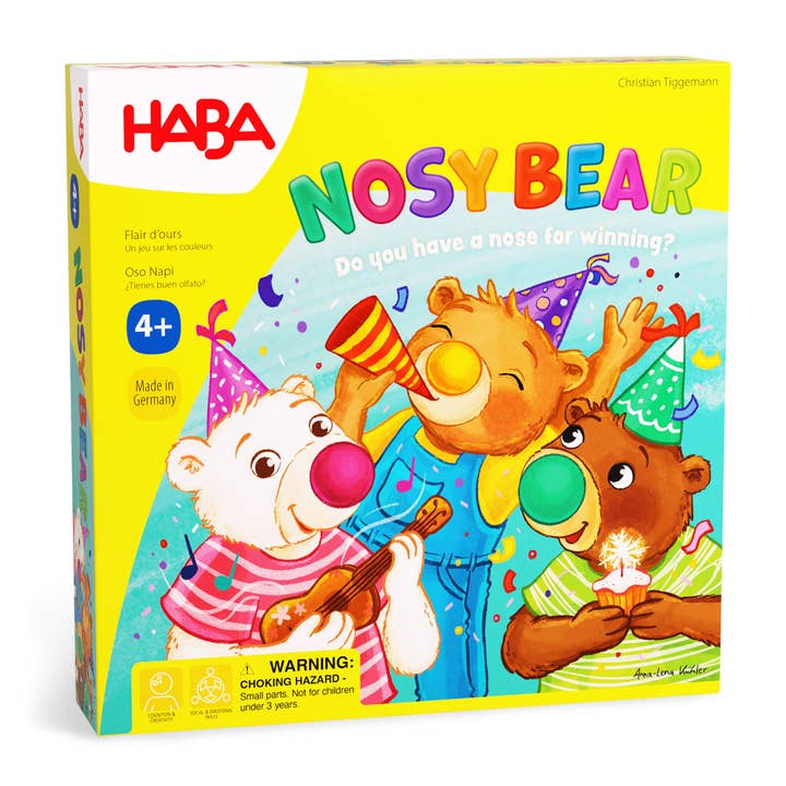 HABA USA - Wholesale Board Game - Nosy Bear Game