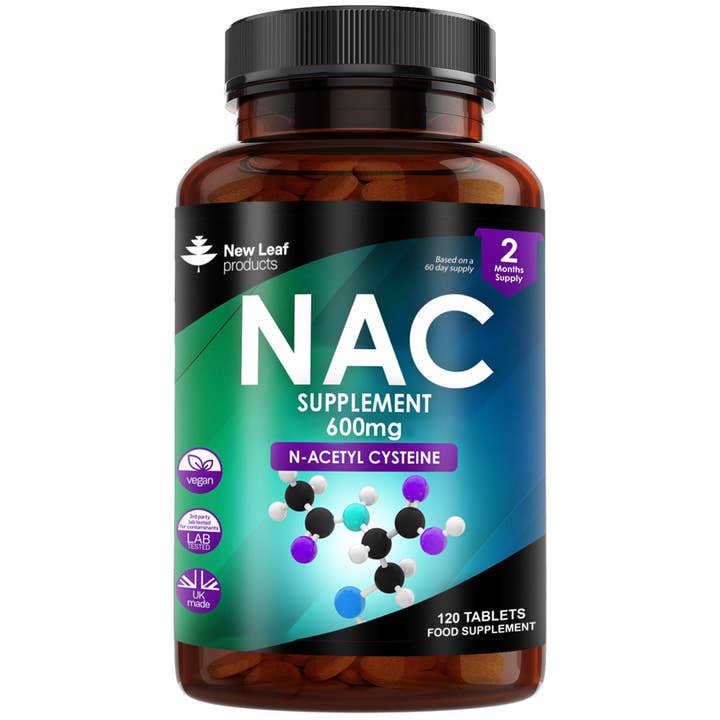 NAC N-Acetyl-Cysteine 600mg Supplements High Bioavailability for wholesale by New Leaf products Ltd