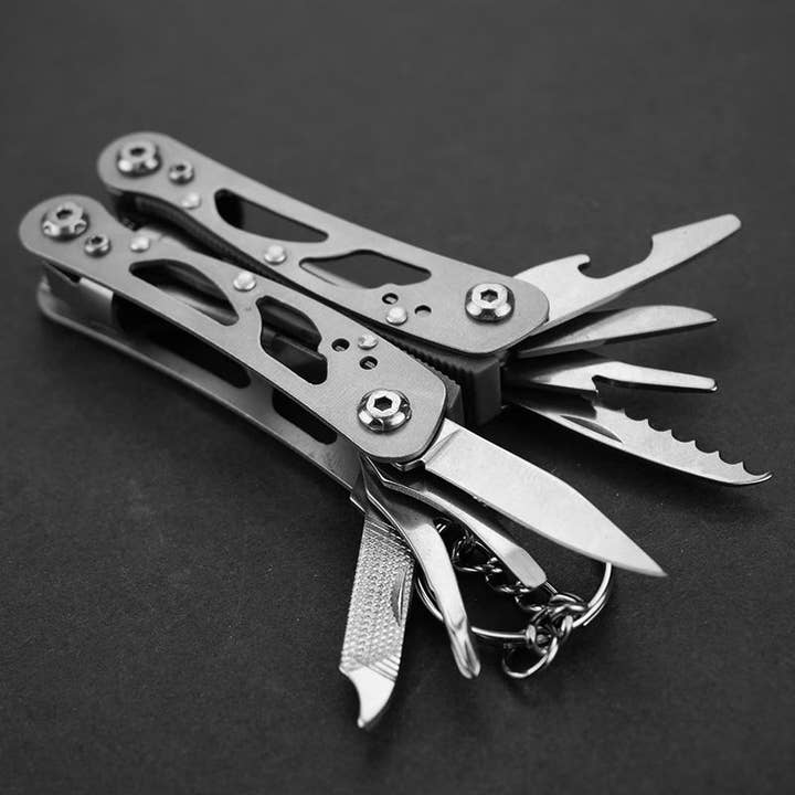 VIGOR - Wholesale Handy Tool - Multi-Purpose Knife Pliers Stainless Steel Folding Tool