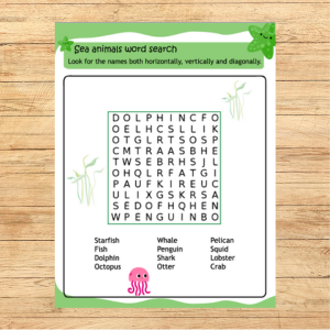 Trends by K & A – wholesale Colouring and activity book – kids and baby – Axolotl and Ocean Friends Coloring and Activity Book1