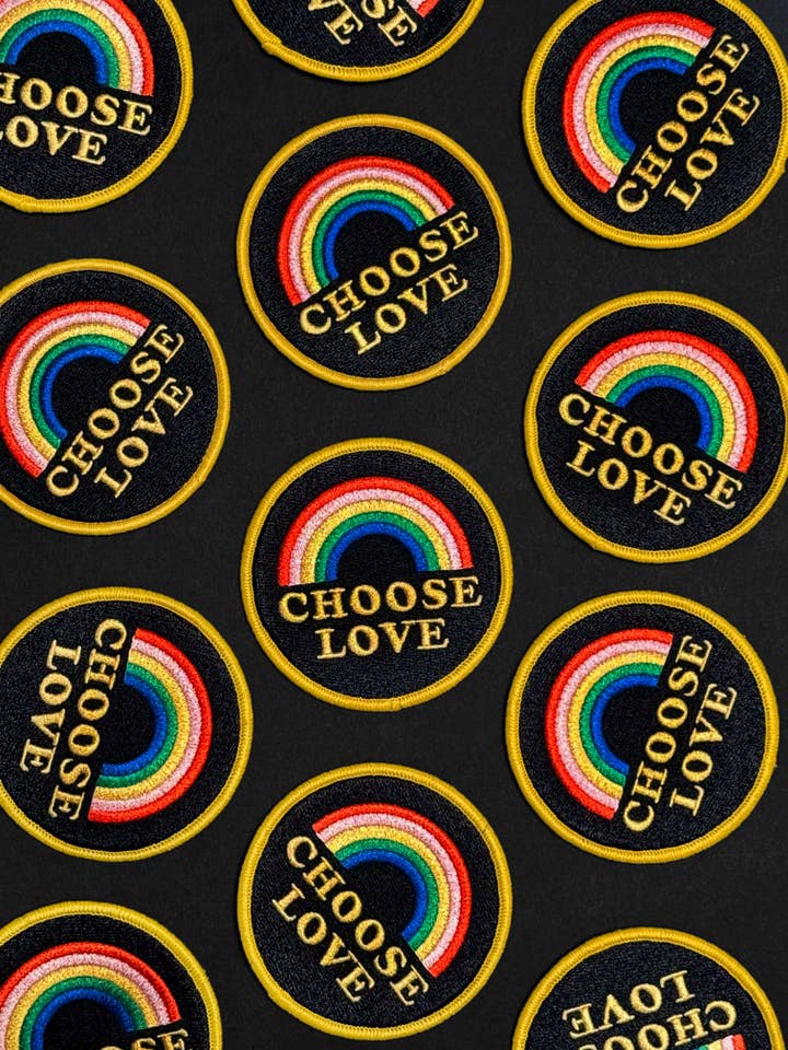 Velcro Patch Choose Love for wholesale by WOOLF WITH ME®