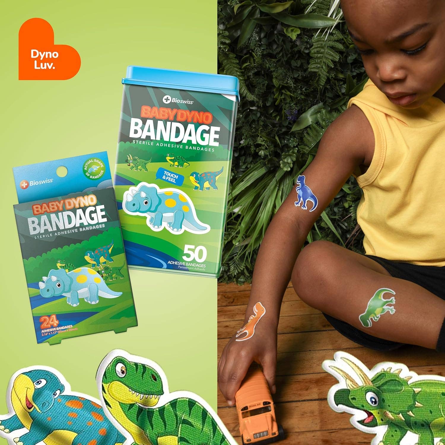 Donnamax Inc. - Wholesale Bandaids/Bandages - 24 count Shaped Bandages in Cardboard Box. 100 piece display3