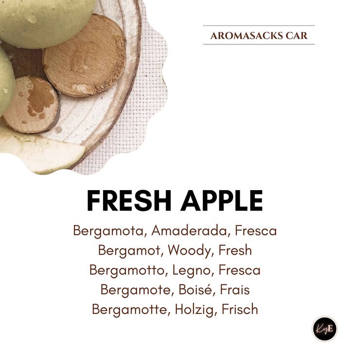 Keep Your Essence - Wholesale Car Freshener - Unisex - Car Air Freshener - APPLE - Scented Decorative Bag2